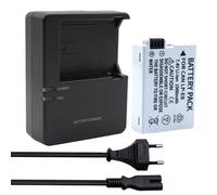 Kit de batería compatible con LP-E8 y cargador compatible con LC-E8, 1900mAh de Alta Capacidad con Chip Inteligente para Canon EOS Rebel T3i, T5i, 700D, 600D, 650D, 550D, Kiss X5, X6, X4 - Kit de Ener