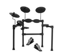 Kit De Batería Electrónica Con Pedal De Aleación, Auricular Enchufable De Silicona, Cinco Tambores, Tres Platillos, Gatillo Doble Kit de Batería Electrónica