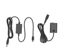 Kit de batería ficción NP FW50 con Adaptador Tipo C DC COPLER para A7 A7R A7S A7II A7RII A7SII A6500 A6400 A6300 A6100 A6000 A5100 A5000 A3000 NEX5