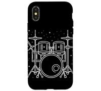 Kit de batería Sketch Banda de música Carcasa para iPhone X/XS
