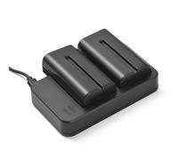 Kit de baterías de 2 ranuras para cámaras F960/F550/F530/F330/F570/F750/F770, 2 baterías USB para cámara NP-F550/F570 de 7,4 V y 2400 mAh.