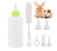 Kit de biberón de lactancia para cachorros, kit completo de alimentación para cachorros, incluye biberón, pezón y accesorios, perfecto para cachorros huérfanos o lactantes, fácil de usar, limpiar y
