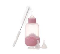 Kit de biberón para gatito | 100 ml Puppy Milk Feeder Kitten Biberon, Biberón suave y cómodo de alimenticio con chupete y cepillo para cachorros, conejos, rosa, Se référer au