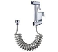 Kit de bidé de inodoro, con gancho para tanque de agua y manguera de ducha flexible telescópica de ABS de 59" para higiene personal diaria