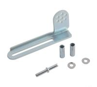 Kit de bisagra de puerta de refrigerador integrado para reparación de congelador, soportes y deslizadores de servicio - Piezas de repuesto fáciles de instalar para la mayoría de los modelos