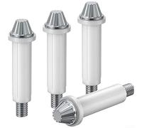 Kit de bisagras de acero inoxidable con configuración de pivote superior para puertas plegables utilizadas en oficina en casa y venta al por menor (juego de 3)