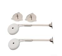 Kit de bisagras de cierre suave para cajas, baúles y bancos que soportan hasta 50 libras con diseño de amortiguación y estabilidad (paquete de 2)