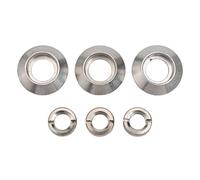 Kit de bisel y tuerca para interruptores de salpicadero para Jeep CJ5 CJ7 CJ8 1972 a 1986 paneles de ventilador de luz de limpiaparabrisas