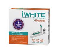 Kit de blanqueamiento dental iWhite Express | Blanqueamiento dental | Borrador de manchas obstinado | Resultados instantáneos de un minuto | Fortalece y protege el esmalte