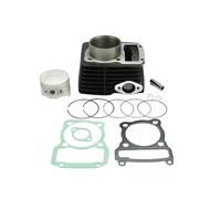 Kit De Bloque De Cilindros Kit de anillo de pistón de cilindro de 65,5 mm compatible con motocicleta 250 TY250 Scooter Juego Juntas PistóN