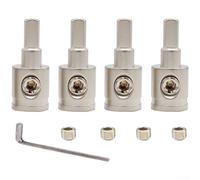 Kit de bloque de terminales de alimentación de audio de coche de cobre puro con conector chapado en oro para una conductividad eléctrica superior y resistencia a la oxidación (0GA)