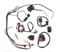 Kit de bobina de encendido bujía Arnés de cableado eléctrico completo CDI ESTATOR 6 bobinas para motocicleta ATV Quad Pit Bike 50cc 110cc 125cc