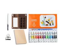 Kit de bocetos al aire libre - Unidad de con paleta de colores de viaje compacta premium para artistas de bolsillo | de colores para estudiantes de bocetos