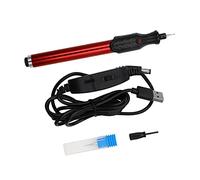 Kit de bolígrafo de grabado eléctrico, herramienta de grabado escrito para tallado de piedra