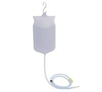 Kit De Bolsa De Enema De 2L, Bolsa De Ducha De Enema De Café De Silicona, Conjunto De Enema De Limpieza Intestinal Con Mango Amarillo, Accesorios Para Enemas De Limpieza De Desintoxicación De Colon