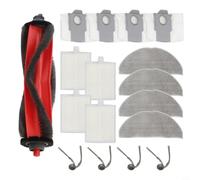 Kit de bolsa de polvo de filtro de cepillo lateral principal para Roborock para aspiradoras robot Q7 M5+, Q7 TF+, Q7 L5+, Q7B+, Q7T+ (A)