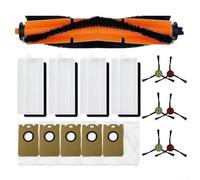 Kit de bolsa de polvo para filtro de cepillo lateral principal, kit de 16 accesorios para aspiradora Ionvac para aspiradoras SmartClean V4