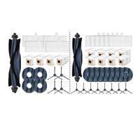Kit de bolsa de tela de repuesto para cepillo lateral principal para aspiradora Eufy Robot para omni C20, juego de limpieza de alta eficiencia para suelos del hogar