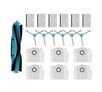Kit de bolsas de filtro de cepillo lateral principal de repuesto para cecotec para Conga 9590 9990 10090 AI, accesorios de limpieza eficientes para robots domésticos ultra potentes, juego de nailon y