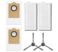 Kit de bolsas de polvo de cepillos laterales para aspiradora robot Lefant M5Pro M5 Max M5 (A)