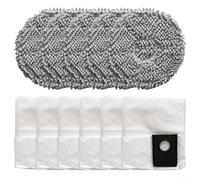 Kit de bolsas de polvo y almohadillas de fregona de repuesto para aspiradora compatible con Eureka J15 Pro para Ultra para un sellado fuerte y succión consistente (A)