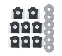 Kit De Bolsas De Tela For Mopa, Compatible Con L10s Pro, Ultra Heat, X40, Ultra Y X50, Piezas For Aspiradora Robot.