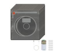 Kit de Bolsas de Vacío para Filamento Impresora 3D (10 Unidades, 32x34cm) con Bomba Eléctrica - Almacenamiento Hermético Reutilizable para Bobinas 1kg (PLA, PETG, ABS) - Protección Antihumedad