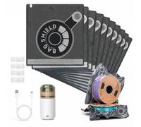 Kit de Bolsas de Vacío para Filamento Impresora 3D (10 Unidades, 32x34cm) con Bomba Eléctrica - Almacenamiento Hermético Reutilizable para Bobinas 1kg (PLA, PETG, ABS) - Protección Antihumedad