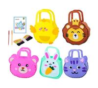 Kit de bolso de costura,Educational DIY Crafting Set - Conjunto de bolsos de costura - para principiantes Girls Craft Lovers DIY entusiastas cumpleaños aula actividad educación en el hogar Proyecto