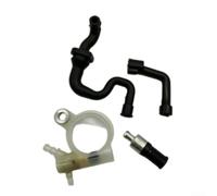 Kit de bomba de aceite de hierro que incluye tubo de salida de entrada de turbina compatible con modelos de motosierra Ms251 251c que proporciona lubricación consistente detiene fugas, reemplazo de