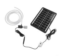 Kit de bomba de agua alimentada por energía solar, panel de 6 W y 9 V con bomba sumergible de 12 V CC, caudal de 240 l/h, con filtro y tubo de 2 m para estanque, fuente de acuario, pecera