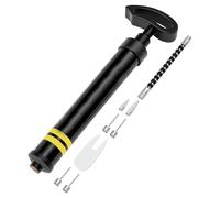 Kit de bomba de bola deportiva, bomba de aire para globo | inflador de globos deportivos - Kit de inflador de pelota de ejercicio versátil portátil con 4 agujas para fútbol, baloncesto