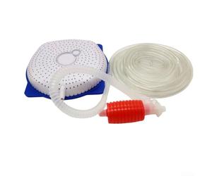 Kit de bomba de sifón para cubierta de piscina no eléctrica, herramienta de extracción manual de agua para piscinas sobre el suelo, sistema de drenaje de fácil instalación con manguera de 15 cm