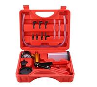 Kit de Bomba de Vacío Bomba Vacio Manual Comprobador de Vacío 2 en 1 Kit de Probador de Compresión de Presión de Vacío Freno Sangrado Adaptador Probador de Depósito de Líquido
