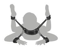 Kit de Bondage Juguete Sexual de BDSM con Paleta para Principiantes y Parejas Experimentado Negro