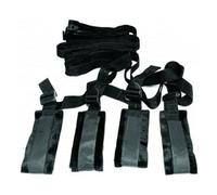 S&M - Set de bondage para cama (negro)