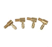 Kit de boquilla angular de latón roscado M5 para sistema de refrigeración de agua de barco RC Protección ESC 4 unids