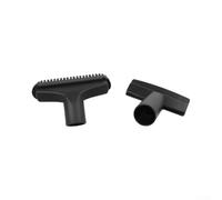 Kit de boquilla de aspiradora 6 en 1 con cepillo para polvo y cabezal de tapicería para varitas de 32 mm y 35 mm, compatible con limpiadores Vax, juego de plástico negro