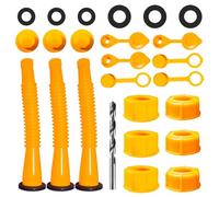 Kit de boquilla de repuesto para lata de gas con broca de 8 mm para la mayoría de tanques de 1/2/5/10 galones