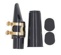 Kit de boquilla de saxofón alto clip de hebilla de metal premium de abdominales 2.5 boquilla de saxo de láminas juego completo para estudiantes principiantes saxores de saxo Alto