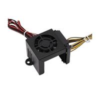 Kit de boquilla Hotend de montaje completo mejorado, extrusora MK8 con ventilador de refrigeración doble de 12V y 24V for impresora 3D 3 CR10(12V with Fan)