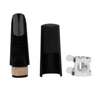 Kit de boquilla para saxofón para clarinete con ligadura y tapas de plástico, accesorios para instrumentos musicales para clarinete, accesorios fáciles de usar, accesorios para instrumentos musicales