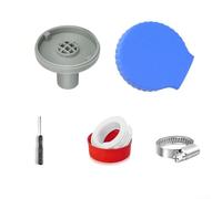 Kit de boquillas de entrada de piscina de 32 mm | Ajuste de chorro de retorno ABS para una mejor circulación del agua en piscinas | Spas | estanques de peces y baños termales | Incluye adaptador |