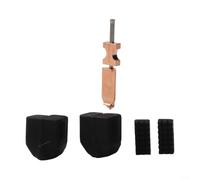 Kit de boquillas de liberación rápida para Flashforge AD5X todo de metal de 0,4 mm con agujas de limpieza y juego de herramientas de mantenimiento de cepillo (0,25 mm)