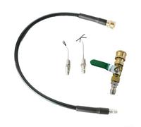 Kit de boquillas de limpieza diseñado para el mantenimiento de electrodomésticos, incluyendo secadores, lavavajillas, calentadores de agua y grietas de jardín con manguera de 60 cm (B)