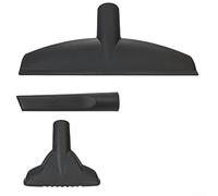 Kit de boquillas de vacío de tres piezas para accesorios de manguera de 1-1/4 pulgadas de diámetro, incluye herramienta para grietas y boquillas de 10 pulgadas y 5 1/2 pulgadas para tareas de limpieza