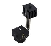 Kit de Boquillas Impresora 3D Hotend Acero Endurecido Extraíble para Lab A1 A1 Mini Versión Mejorada Latón Chapado en Níquel Aleación de Titanio Filamento de Zócalo de (0,4