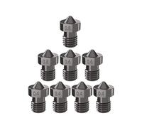 Kit de Boquillas V6 de Acero Endurecido de 8 Piezas, Boquillas Extrusoras Hotend V6 para Impresora 3D de 0,4 mm, 0,6 mm y 0,8 mm para I3 Mega