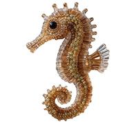 Kit de bordado de cuentas 3D para principiantes, juego de manualidades con cuentas de animales marinos, arte de cuentas de criatura para niños y adultos, kit de inicio de bordado de cuentas con