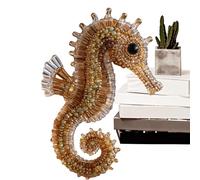 Kit de bordado de cuentas - Juego de proyectos de joyas artesanales | Diseño de animales marinos con cuentas - Decoración del hogar Clases de pasatiempos Vacaciones Actividades para niños Aprendizaje